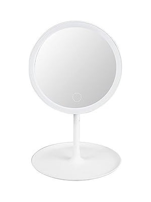 Nacario Microcase Taşınabilir Standlı LED Işıklı Dokunmatik Tepsili Makyaj Aynası - AL3852