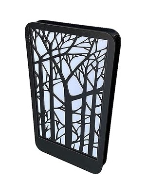 Nacario DECO-7004 LED Işıklı Ağaç Desenli Ahşap Dekor