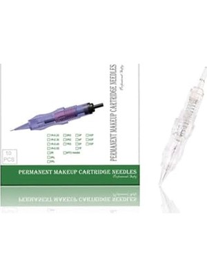 Nacario Bmx 1R/0.25MM Microblading Kalıcı Makyaj Iğnesi, 10 Adet