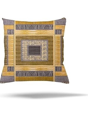 Nacario Pelangi Etnik Bohem Mozaik Ağaç Desen Gizli Fermuarlı Yastık Kılıfı Kırlent Kılıfı Koltuk Yastık Kı