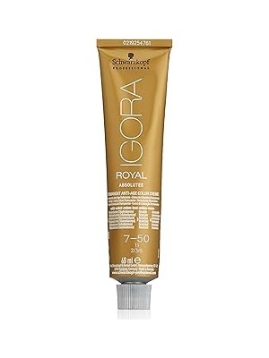 Nacario Schwarzkopf Igora-Saç Boyası -Royal Absolutes 7-50 Kumral-Doğal Altın 4045787282498