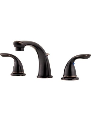 Nacario Pfister LG149-610Y LG149610Y Pfirst Serisi 2-Saplı 20,32 cm Geniş Banyo Musluğu Toskana Bronz