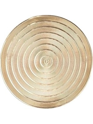 Nacario Tiseco Servis Altlığı Capelınnı, Çap 39,5 Cm, Altın