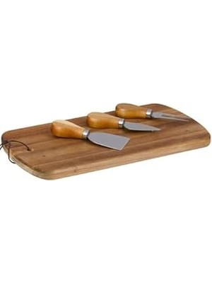 Nacario Alpina ALP112 Peynir Tahtası Seti 4 Parça 32X17,5 cm