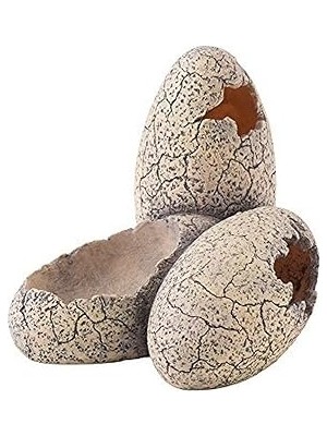 Nacario Exo Terra Dinosaur Eggs, Dinosaurier Eier, Versteckmöglichkeit Und Wassernapf Für Terrarienbewohner