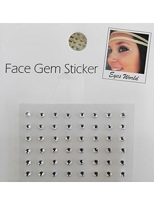 Nacario Vücut Yüz Taşı Stickers NOKTA055
