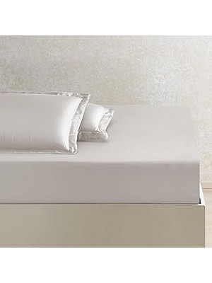 Nacario Linens x Tencel™ Lyocell Süperking Lastikli Çarşaf Bej