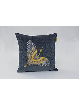 Nacario Desen Tasarim,punch Kirlent Kilifi,1 ADET,43X43, Modern, Maki̇ne Işçi̇li̇ği̇