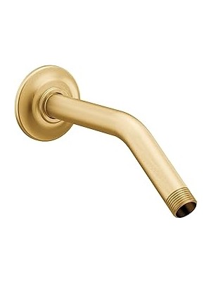 Nacario Moen S122BG Duş Kolu, Fırçalanmış Altın