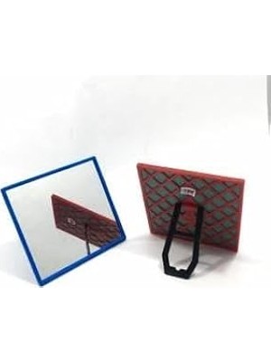 Nacario Plastik Çerçeveli Ekonomik Masa Üstü Makyaj Aynası 17X14 Cm-No:20 Türk Malı Cam-Ayna Kalitesi Iyidi
