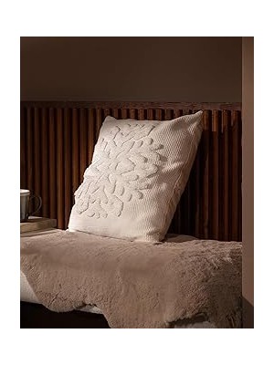 Nacario Madame Coco Riquewihr Kırlent Kılıfı - Beyaz - 45X45 cm