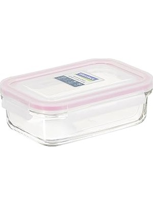 Nacario Glasslock Primanova Dikdörtgen Cam Saklama Kabı, 400 ml