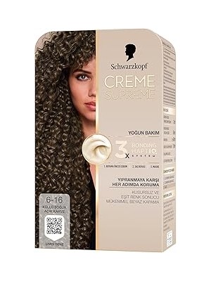 Nacario Schwarzkopf Creme Supreme Saç Boyası 6-16 Küllü Soğuk