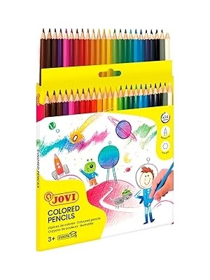 Nacario Ahşap Jovi – Kılıf ile 24 Kalemler, Çeşitli (730/24)