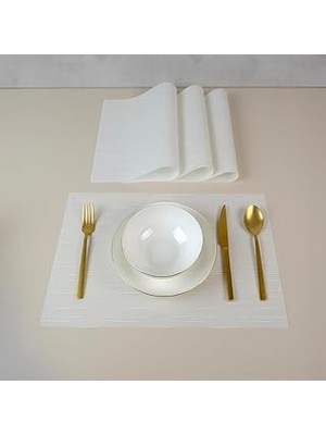 Nacario Maxstyle Bamboo Chalk 4 Parça Amerikan Servis 30X45 cm