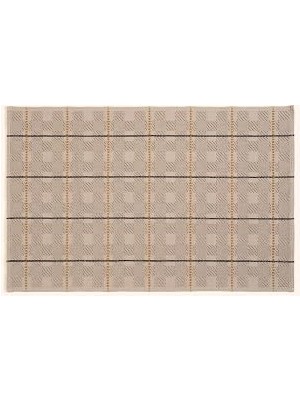 Nacario Costa Saçaklı Jakarlı PAMUK%100 Pamuk Kilim 180X250 cm Bej