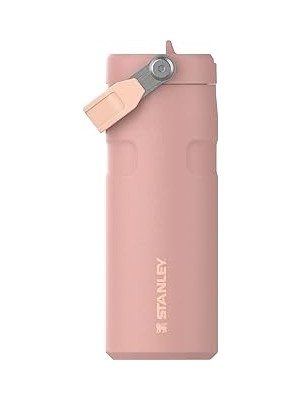 Nacario The Iceflow Flip Straw 2.0 Pipetli Termos Bardak 0.47 Lt/peach Pembe