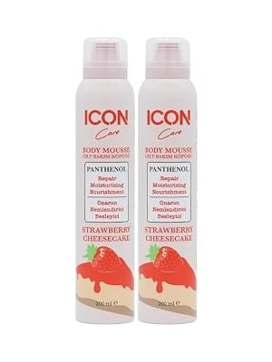 Nacario Icon Ci̇lt Bakim Köpüğü Strawberry & Cheesecake 2'li̇ Set