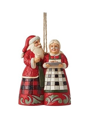 Nacario Enesco Jim Shore Hg Santa & Mrs. Claus Süsü