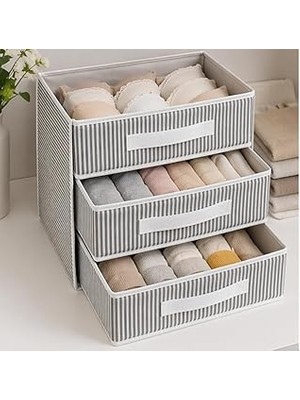 Nacario 3’lü Çekmeceli Organizer – Çok Amaçlı Dolap Içi Masa Üstü Düzenleyici