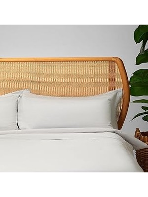 Nacario Linens Mix&match Pamuk Saten Tek Kişilik Lastikli Çarşaf Gri