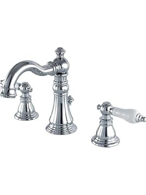 Nacario Brass FSC1971APL American Patriot Yaygın Lavabo Bataryası, 13,7 cm Musluk Erişimi, Cilalı