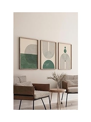 Nacario Artavessa Gerçek Ahşap Çerçeveli 3 Parça 3D Poster Tablo Seti - 3DARTSOHOSET19-3348