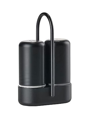 Nacario Zone Denmark Tuz, Biber Seti Tekli 6,5 x 3,3 x 8,9 cm Siyah
