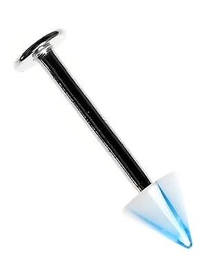Nacario Rouge Labret Stud Çelik Spike Piercing TDGR00922