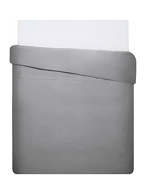 Nacario Linens Mix&match Pamuk Saten Çift Kişilik Nevresim Kılıfı Vizon