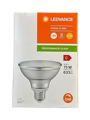 Nacario Ledvance 10W (75W) 2700K Sarı Işık PAR30 E27 Duylu Dim Edilebilir LED Spot