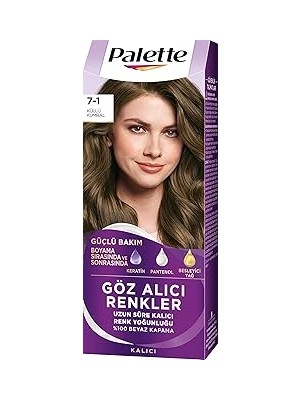Nacario Palette Göz Alıcı Renkler 7-1 Küllü Kumral