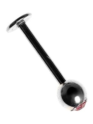 Nacario Rouge Labret Stud Zirkon Taşlı Piercing TDGR00948
