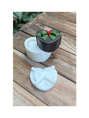 Nacario Paket Kapaklı Silikon Kap Kalıbı