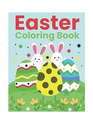 Nacario Independently Published Easter Colouring Book Easter Eggs Easter Bunny Easter Gift