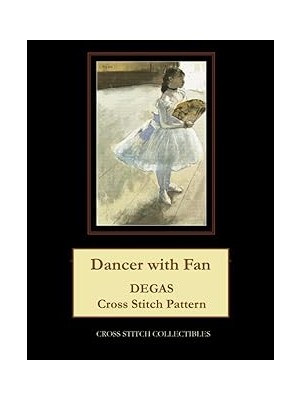 Nacario Independently Published Dancer With Fan: Degas Cross Stitch Pattern
