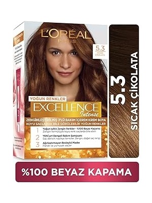 Nacario Paris Excellence Intense Saç Boyası 5.3 Sıcak Çikolata