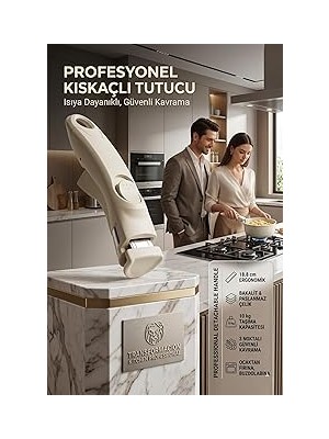 Nacario Transformacion Transformacion Profesyonel Tencere Kulpu, 10KG Taşıyan Tak-Çıkar Güvenli Tava Sapı 7