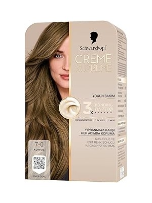 Nacario Schwarzkopf Creme Supreme Saç Boyası 7-0 Kumral