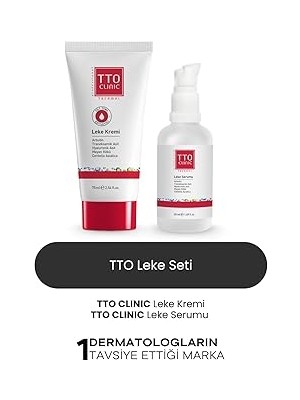 Nacario Tto Clinic Kremi 75ML + Serumu 50ML, Cilt Bakım Seti
