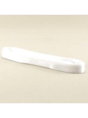 Nacario Beyaz Saten Kurdela 1 Cm. x 10 Metre (Beyaz)