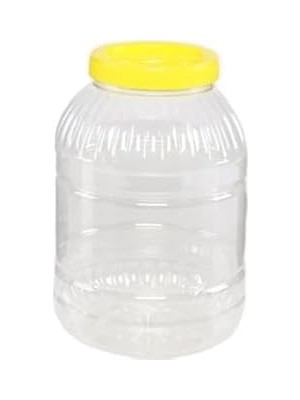 Nacario Benim Marifetlerim - Kapaklı Şeffaf Gövde Turşu Bidonu 2 Litre