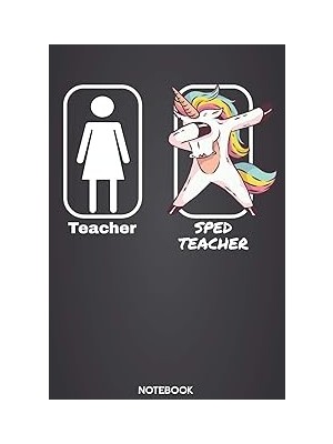 Nacario Teacher - Sped Teacher Notebook: 6'x9' 120 Blank Pages - Calendar Journal | Christmas Present, Birt