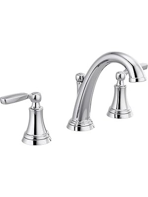 Nacario Faucet Woodhurst Yaygın Banyo Bataryası Krom, Krom Banyo Bataryası 3 Delikli, Banyo Lavabo Ba