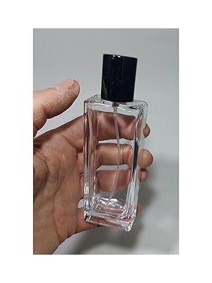 Nacario 1 Adet Boş Siyah Renk Kapaklı Kolonya Şişesi Doldurulabilir Cep Plastik Parfüm Şişesi 50 ml 8697431