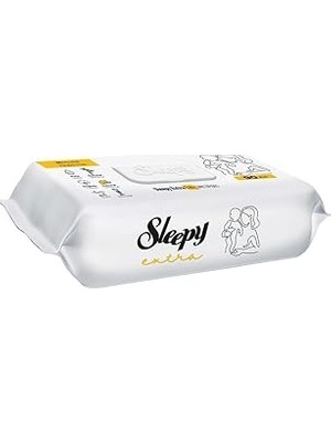 Nacario Sleepy Extra Islak Bebek Havlusu 90 Adet