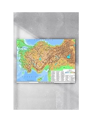 Nacario Postermanya (PSTER9121) Türkiye Haritası Eğitim Posteri 2 50X70 cm