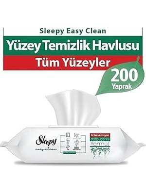 Nacario Sleepy Yüzey Temizlik Havlusu 200' Lü