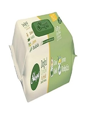 Nacario Sleepy Doğal Organik Pamuklu 50 Yaprak Islak Mendil x 6 Paket