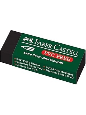 Nacario Faber-Castell Siyah Silgi, 20’li, Kurşun Kalem Izlerini Kolayca Silen, Yumuşak Dayanıklı Yapı, D